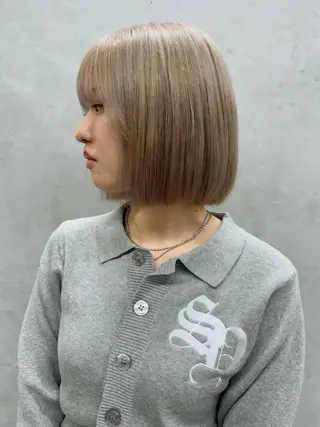 ショート カラー ﾔﾏﾅｶ ﾘﾘｶ🫐 寒色系ｶﾗｰ🫐のヘアスタイル