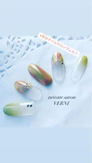 ネイル 自爪育成ネイルサロン ヴェルニのネイルデザイン