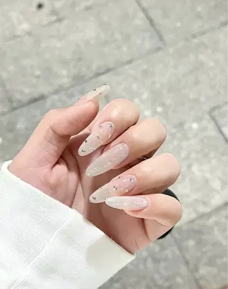 ネイル candy nail 韓国風ワンホンネイルのネイルデザイン