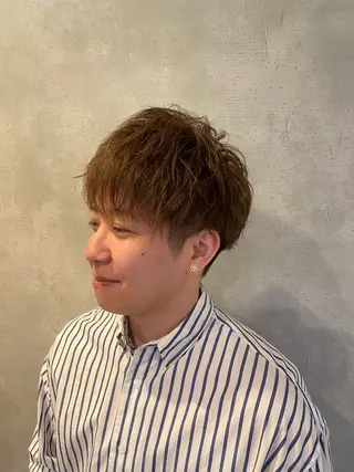 メンズ フリーランスシェアサロンルレイル所属・心斎橋/メンズ /ルレイル/地形真希のヘアスタイル