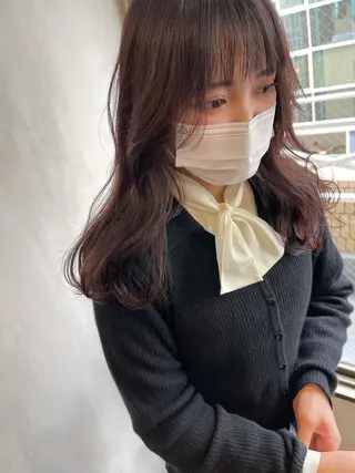 セミロング 韓国 / 中国ヘア 🦋Noniのヘアスタイル