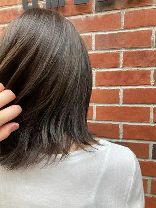 ショート カラー 髪質改善/痛ませ ないカラー/西村航大のヘアスタイル