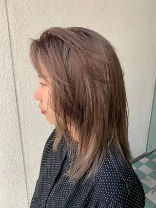 セミロング GO TODAY SHAIRE SALON所属・miu （ミユ）のヘアスタイル