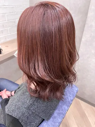 ミディアム カラー GOAT hair SHOKOのヘアスタイル