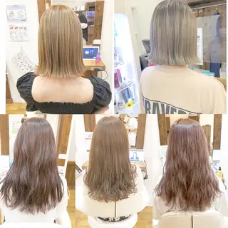 ミディアム 🌈ハイトーン/ ワタル🌈のヘアスタイル