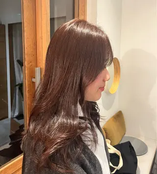 カラー YUI／レイヤー カット/透明感カラーのヘアスタイル