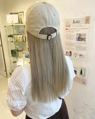 ロング カラー ヘアアレンジ マツエク・マツパ Noah's　Ark所属・透明感カラー🫧ヘア セット🫧松本菜月の眉毛・アイブロウイメージ