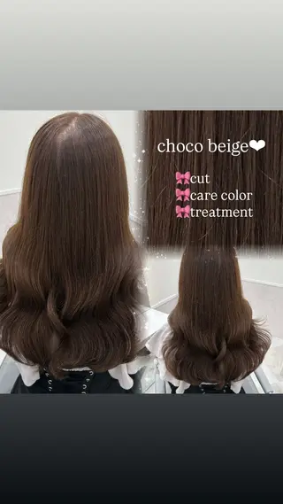 ロング 💎りあん/大須/栄 ブリーチなしWカラーのヘアスタイル