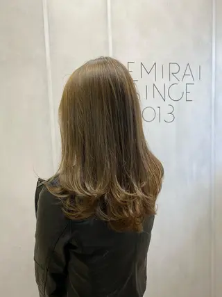 ロング カラー 🟢NEGi🟣 🫧髪質改善のヘアスタイル