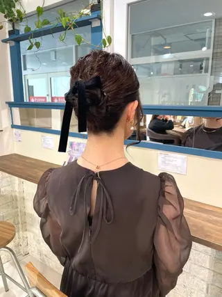 ミディアム ヘアアレンジ ♚Honoka♚ カラーモデル募集中のヘアスタイル