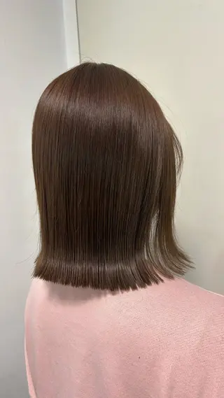 ミディアム ❄️艶カラー/レイヤ ー/ボブ/mao❄️のヘアスタイル