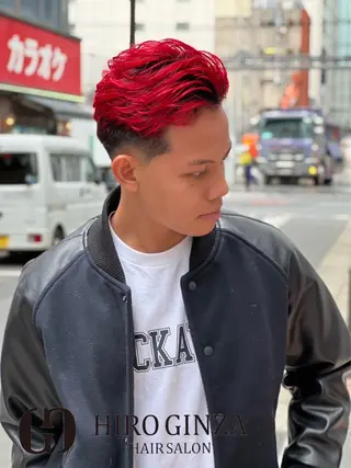 ショート カラー メンズ EN所属・EN 長澤 友吾のヘアスタイル