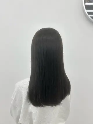 セミロング カラー 田辺 愛莉のヘアスタイル
