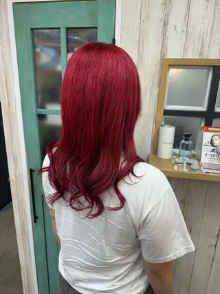 ロング カラー 髙橋 李里亜のヘアスタイル