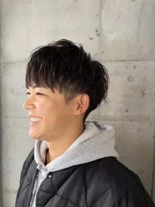 メンズ フリーランスシェアサロンルレイル所属・心斎橋/メンズ /ルレイル/地形真希のヘアスタイル