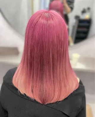 セミロング カラー newi 天王寺 🪐airiのヘアスタイル