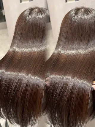 ロング カラー パーマ ヘアアレンジ salowin新宿East3階所属・艶美髪/髪質改善 /縮毛矯正/木元渓太のヘアスタイル