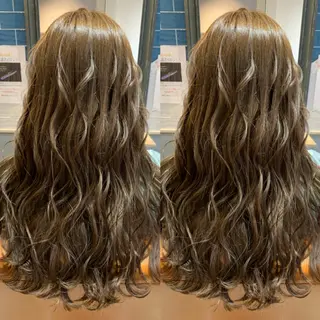 ロング カラー ヘアアレンジ 🦋韓国ヘア 坂本 菜摘🦋のヘアスタイル