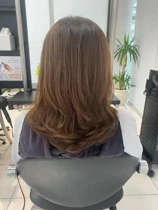 ミディアム パーマ 木下 拓海のヘアスタイル