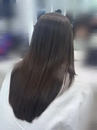 ロング カラー リコ🪐ワンカラー モデル募集のヘアスタイル