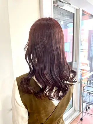 セミロング カラー 🦋透明感 艶カラー Rie🦋のヘアスタイル