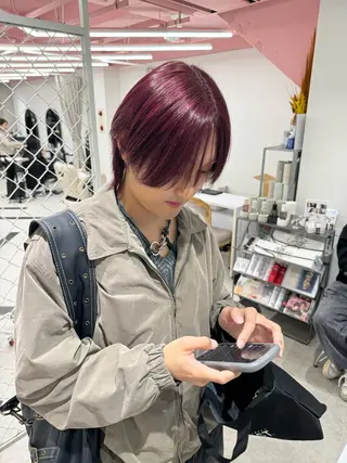 カラー ルイ☆【ボブ/メンズ /酸性ストレート】のヘアスタイル