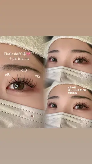 マツエク・マツパ ISHIKAWA NIJIHOのマツエク・マツパデザイン