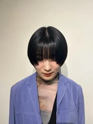 ショート 新潟/万代/レイヤー 韓国風/明間未来のヘアスタイル