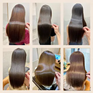 ロング 自然で柔らかい縮毛 矯正✨松尾郁哉のヘアスタイル