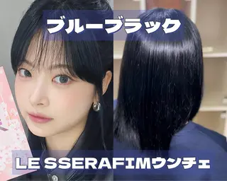 カラー 梅田 ダブルカラー 大畑 蒼空のヘアスタイル
