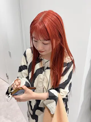 セミロング カラー ally hairsalon所属・Emi .のヘアスタイル