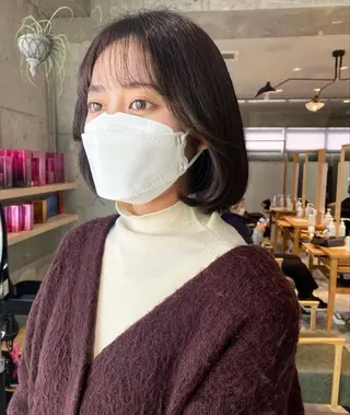 カラー AO所属・RISAKO 艶髪モテヘア🎀府中のヘアスタイル