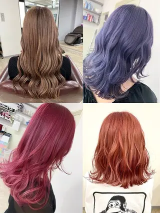 ロング カラー 🩶rise THREE(A)🩶のヘアスタイル