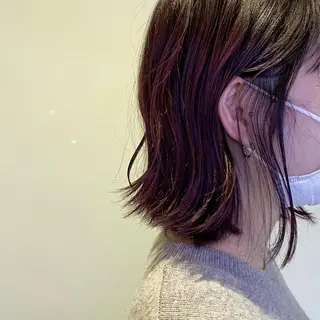 カラー フェニーチェ高崎所属・鶴谷 麻衣のヘアスタイル