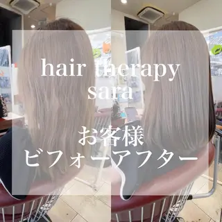 ミディアム カラー パーマ ヘアアレンジ メンズ キッズ マツエク・マツパ sara 荒井店のヘアスタイル