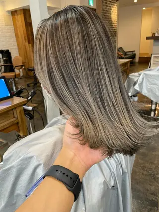 ミディアム カラー 髪質改善 【KEIKI】のヘアスタイル