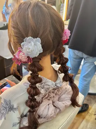 ヘアアレンジ ニコドロップ所属・髙田 海のヘアスタイル