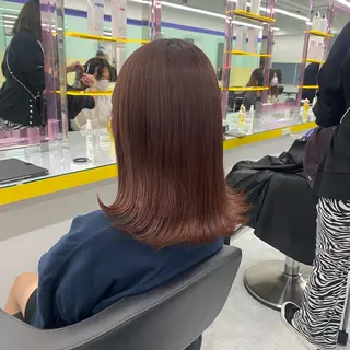 セミロング カラー パーマ ヘアアレンジ メンズ キッズ ネイル マツエク・マツパ アイブロウ Lumo所属・💖横浜ブリーチなし 💖MIHOのヘアスタイル