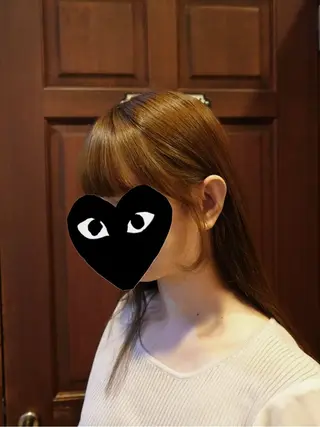 ロング RECHE所属・YUURI カットモデルのヘアスタイル