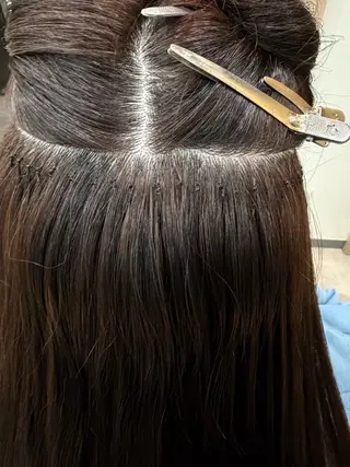 ロング OLD.L所属・エクステ＆カラー専門 羽エクステ　新大久保のヘアスタイル