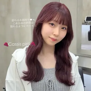 セミロング カラー The Path ARENのヘアスタイル