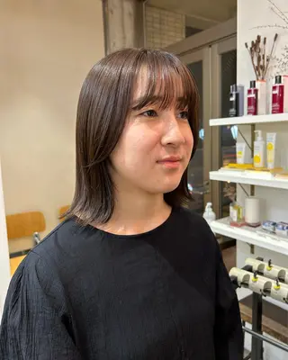 ミディアム カラー OLSEN D.B.A BALLOON HAIR所属・表参道OLSEN✂︎ nanamiのヘアスタイル