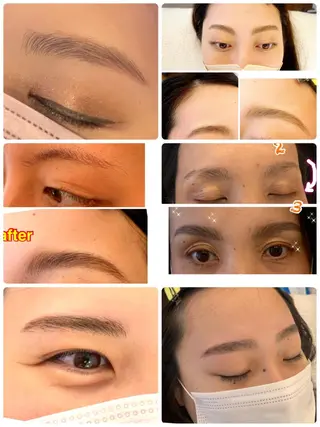 アイブロウ エクステ/眉/LED peTiT堀口のマツエク・マツパデザイン