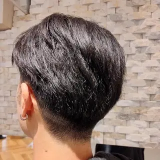 ミディアム 大澤 透のヘアスタイル