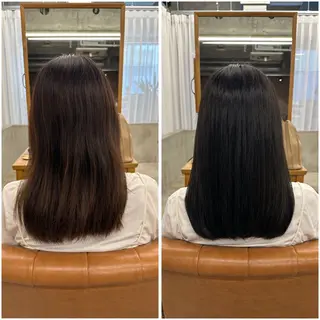 ミディアム カラー 山野愛子美容室銀座所属・銀座YUKINA🌙 カラーブリーチ🩷のヘアスタイル