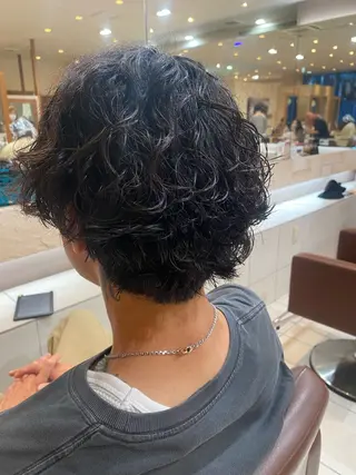 パーマ メンズ 福嶋 和幸のヘアスタイル
