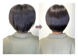 ショート 縮毛矯正⭐️ TAKAHIROのヘアスタイル