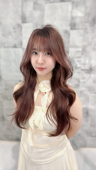 カラー 永田竜一/髪質改善/ 大人可愛い/レイヤーのヘアスタイル