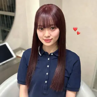 ロング カラー 💘Rei💘新宿/ アレンジ/艶カラーのヘアスタイル