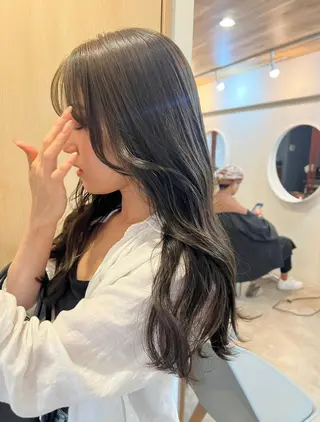 ロング カラー トレンドと似合わせ/ マンツーマン/西上楓のヘアスタイル